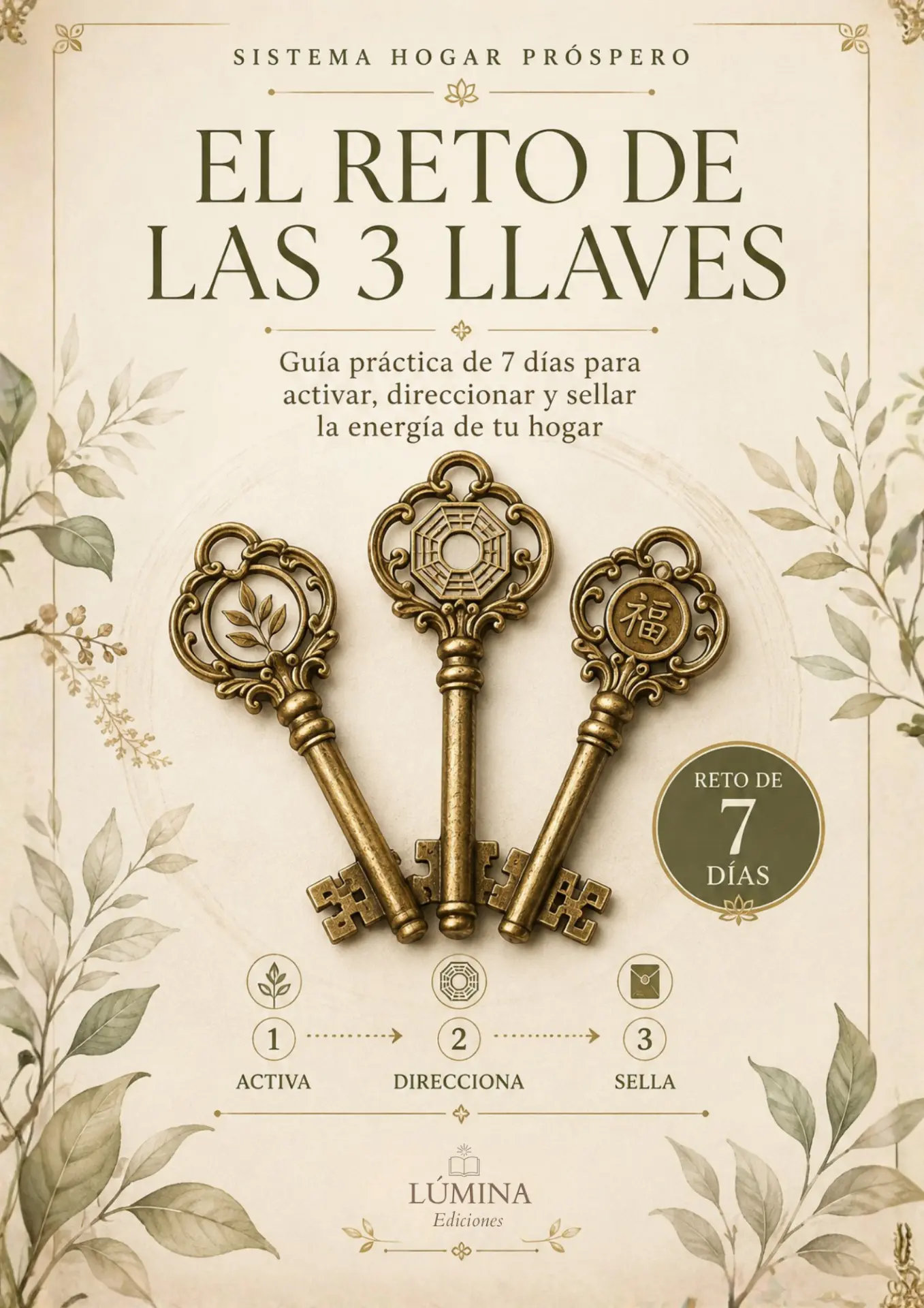 Portada El Reto de las 3 Llaves