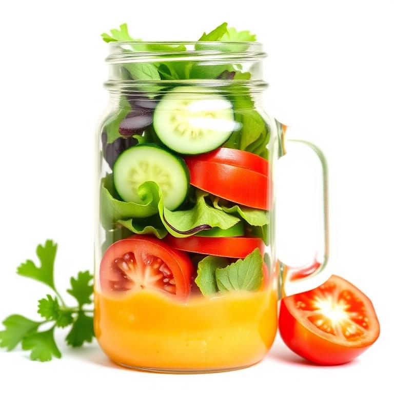 Ensalada Refrescante + Aderezo Cítrico