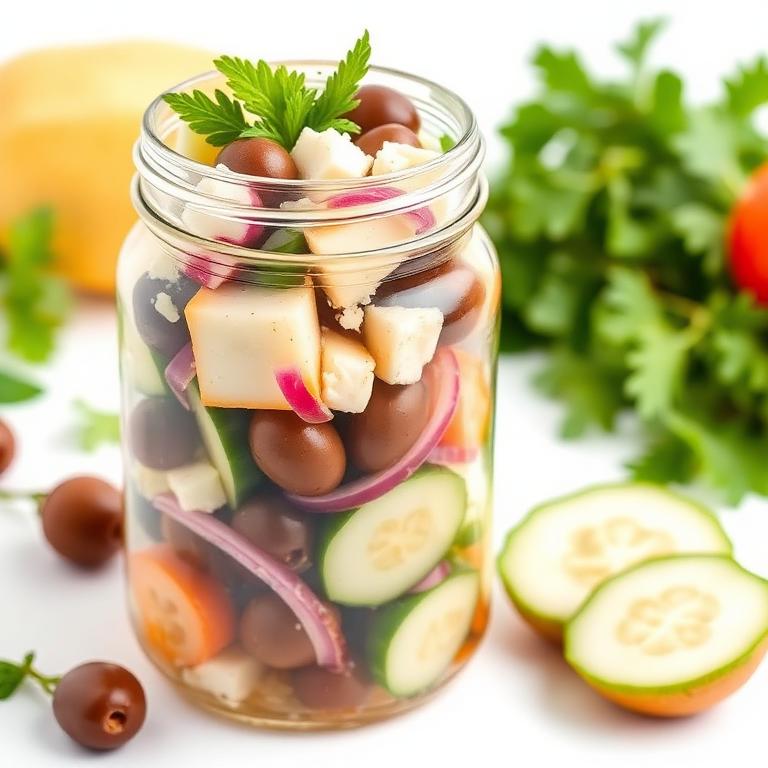 Ensalada Mediterránea + Aderezo Agridulce